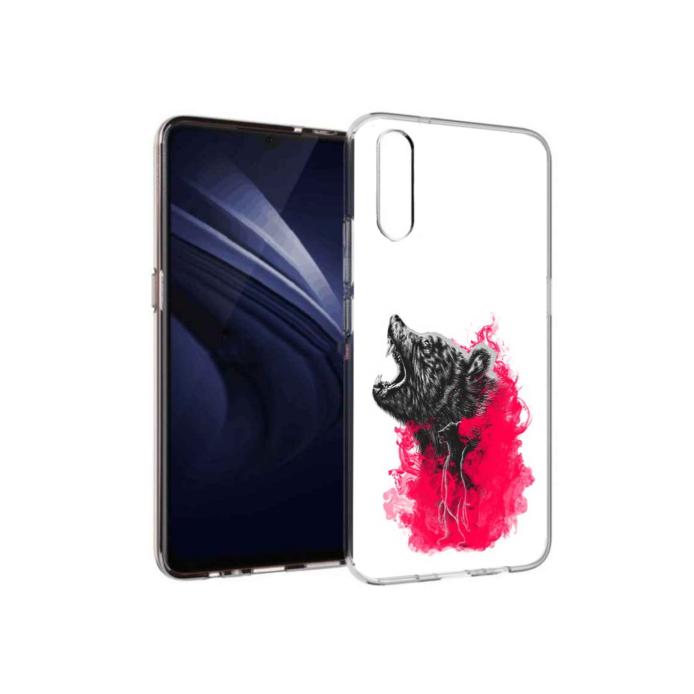 

Чехол MyPads Tocco для Vivo V17 Neo медведь в дымке (PT226959.388.463), Прозрачный, Tocco