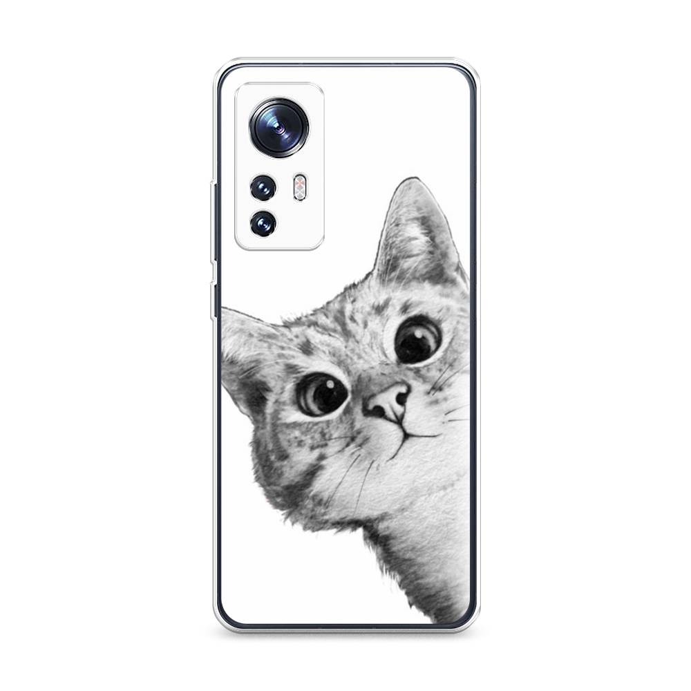 

Чехол Awog на Xiaomi 12X "Кот рисунок черно-белый", Разноцветный, 312950-1