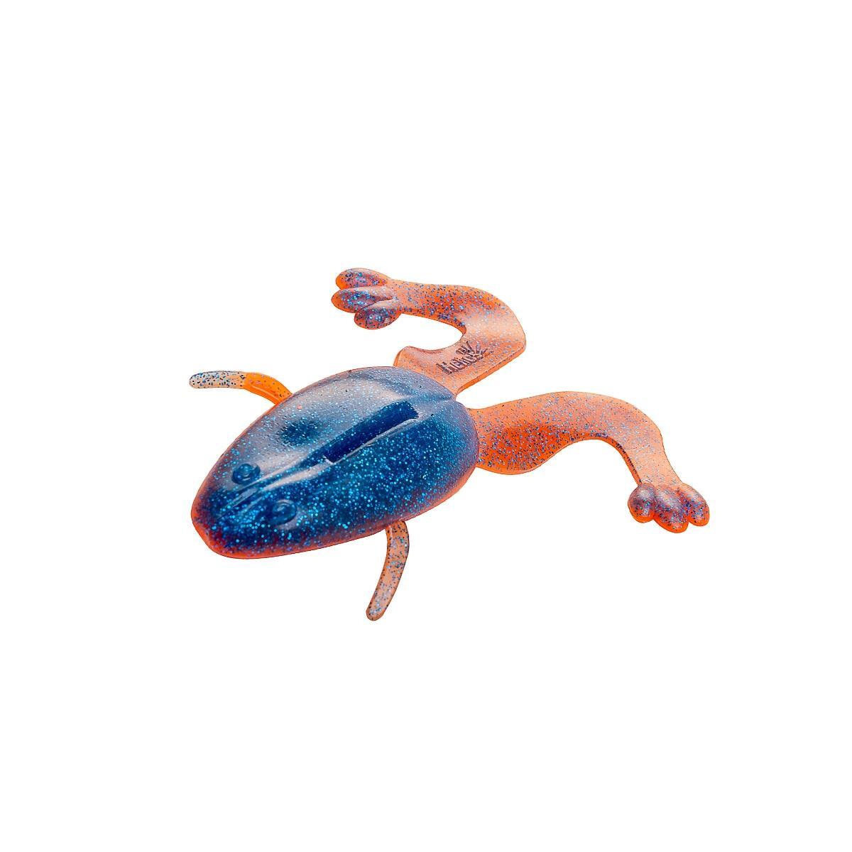 

Лягушка Crazy Frog 2,36"/6,0 см Star Blue & Orange 10шт. (HS-22-044) Helios