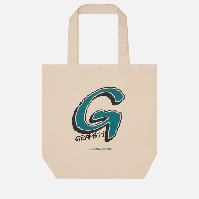 фото Сумка шоппер унисекс gramicci g-logo tote, бежевый