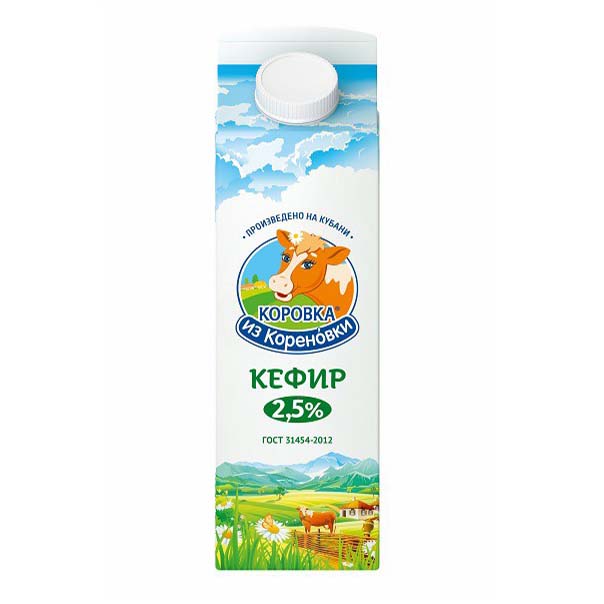 

Кефир Коровка из Кореновки 2,5% 950 мл