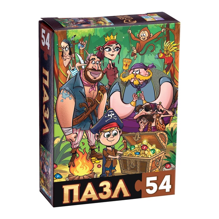 

Пазл Puzzle Time Сокровища пиратов, 54 элемента 7293460, 7293460-1