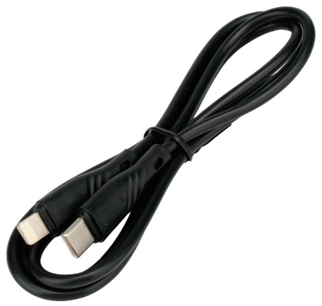 Кабель Cablexpert Lightning - Type-C, 2.1 А, 1 м, черный