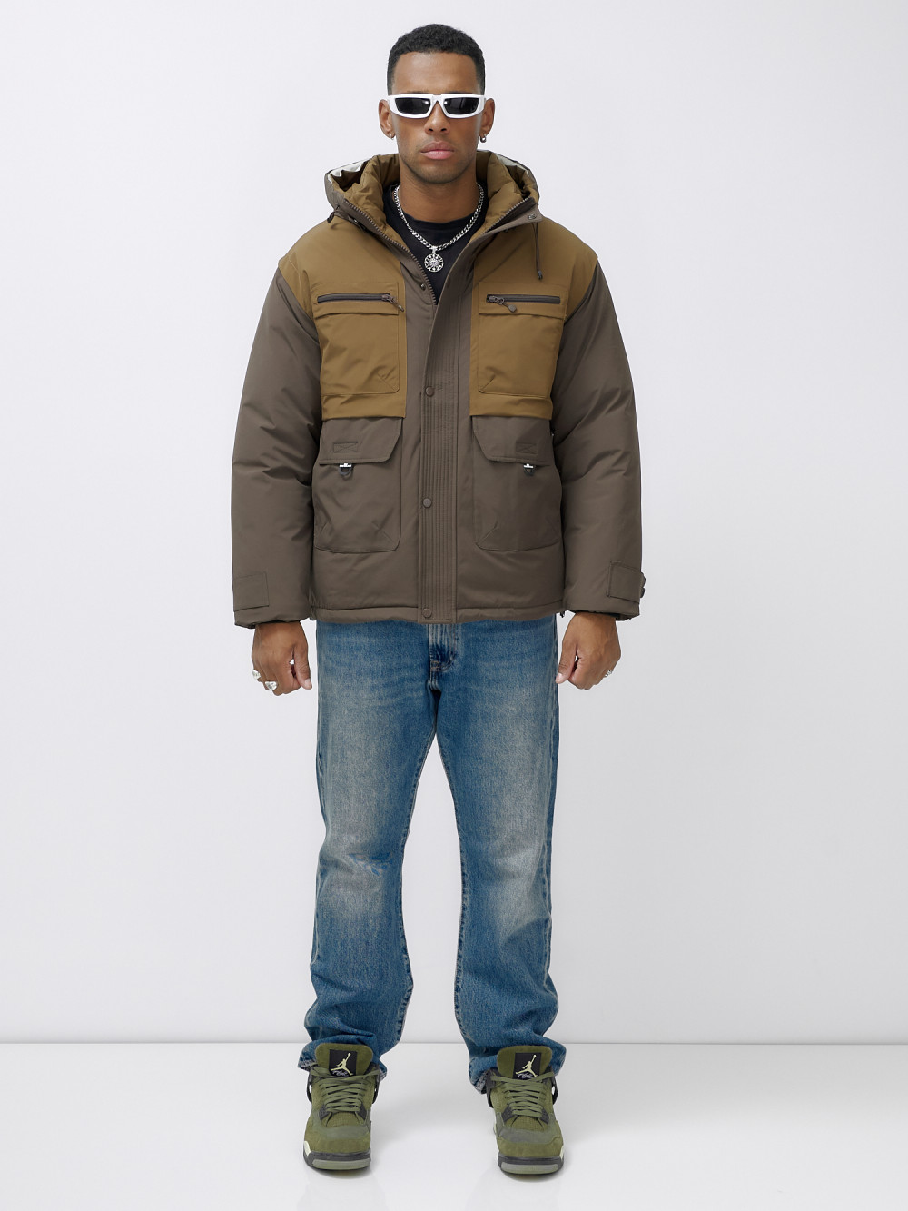 

Куртка мужская MTFORCE 609_1 коричневая XXL, Коричневый, 609_1