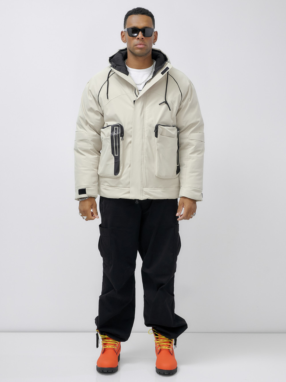 

Зимняя куртка мужская MTFORCE 25313_1 бежевая XXL, Бежевый, 25313_1