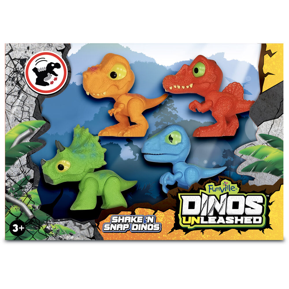 фото Клацающий фигурка динозавр dino unleashed (4 шт) (31129fi)