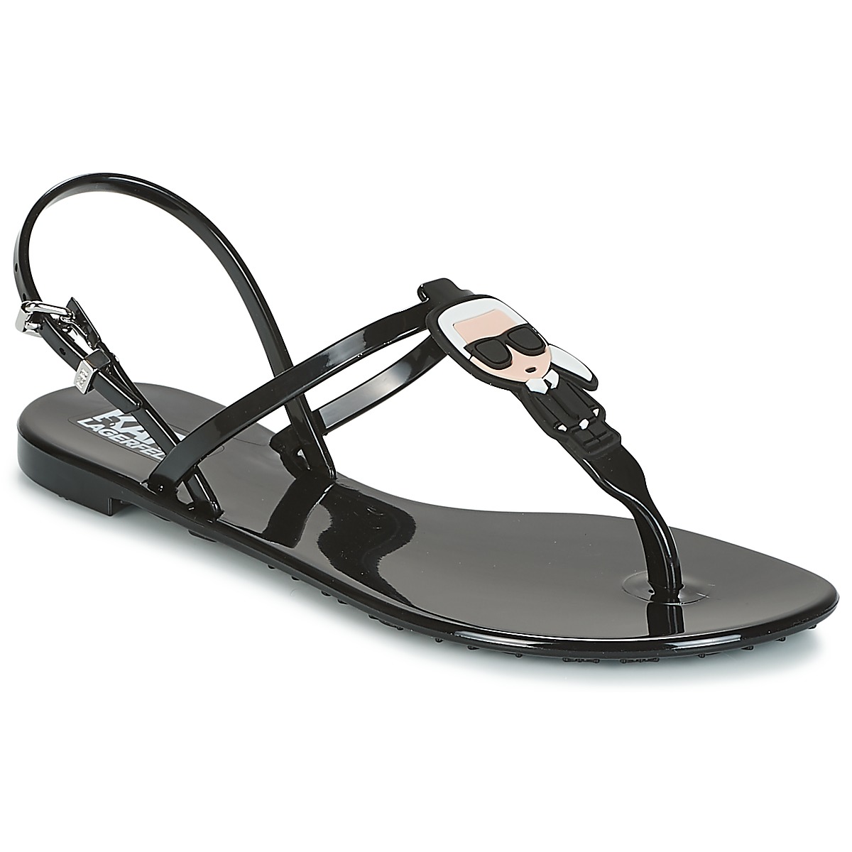 

Сандалии женские Karl Lagerfeld 7136844 черные 40 EU, Черный, 7136844