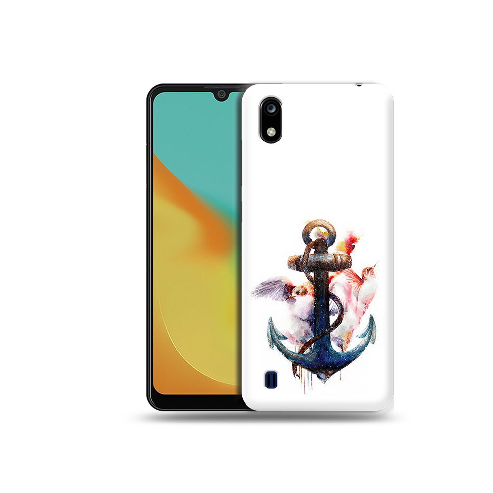 Чехол MyPads Tocco для ZTE Blade A7 якорь с птицами (PT136477.473.703)