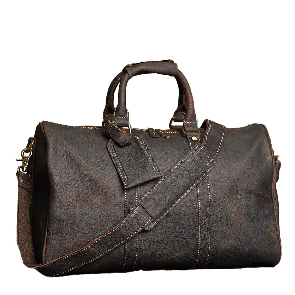 Дорожная сумка унисекс ForAll RoadBag коричневая, 45x29x22 см