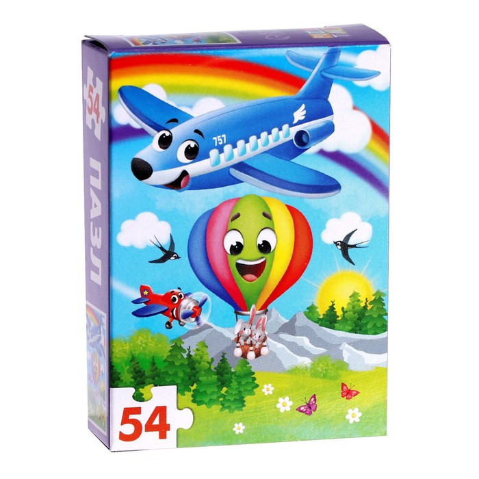 

Пазл Puzzle Time Веселый транспорт, 54 элемента 7548950, 7548950-1