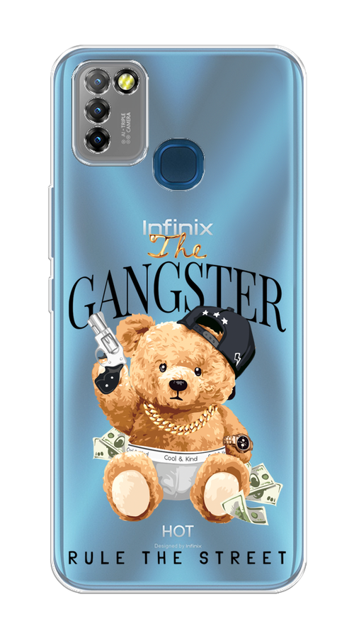 

Чехол на Infinix HOT 10 Lite "The Gangster", Бежевый;серый;черный, 3100350-6