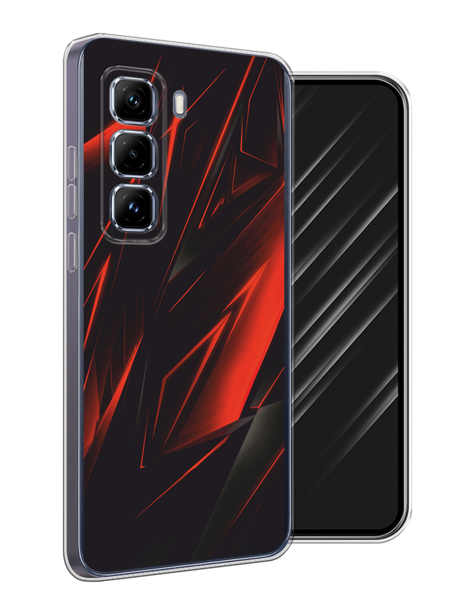 

Чехол Awog на Infinix Hot 50 Pro Plus "Игровой фон", Бордовый;красный;черный, 3107050-1