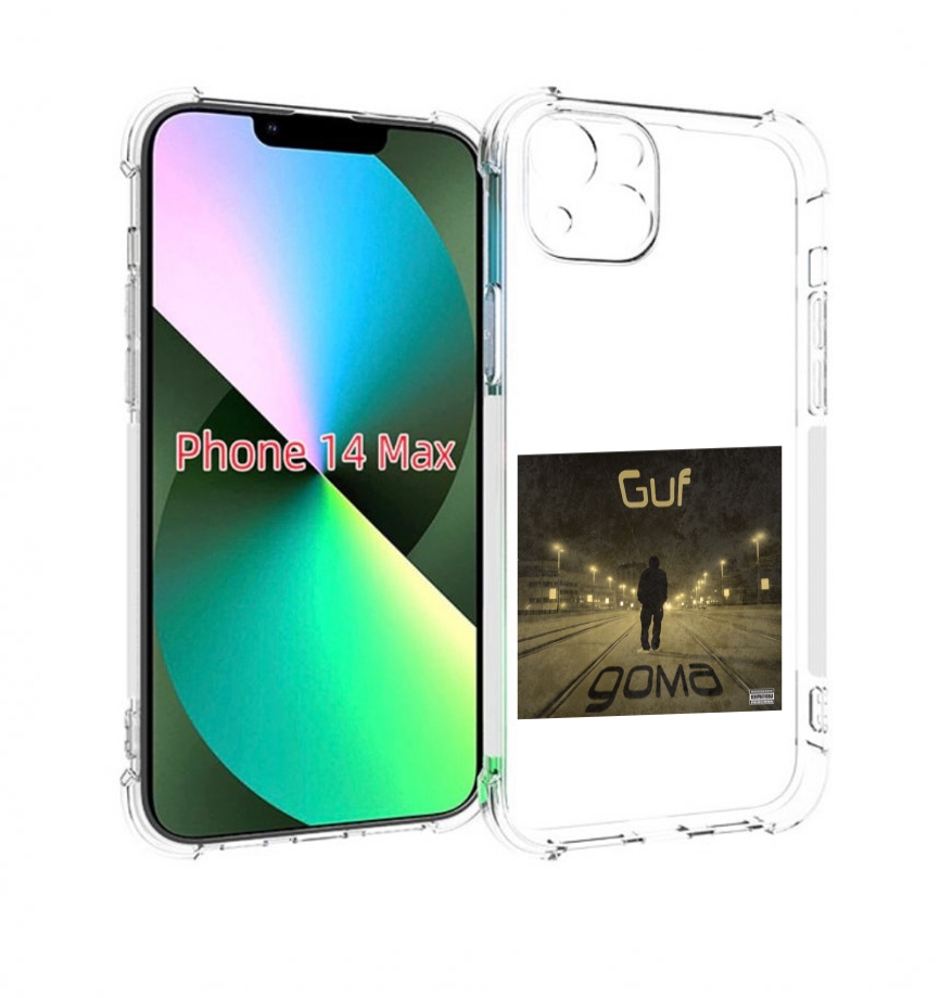 

Чехол MyPads Дома Guf для iPhone 14 Plus (6.7), Прозрачный, Tocco