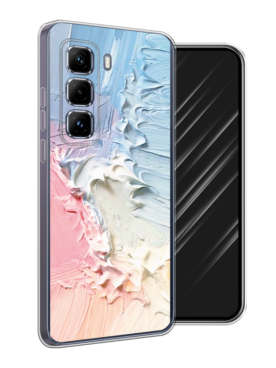 

Чехол Awog на Infinix Hot 50 Pro Plus "Фруктовое мороженное", Голубой;розовый;желтый, 3107050-1