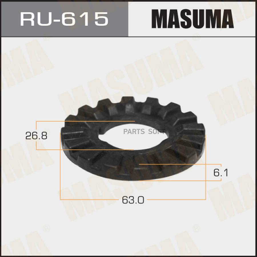 Сайлентблок MASUMA IMPREZA/ GC#, GF# front R