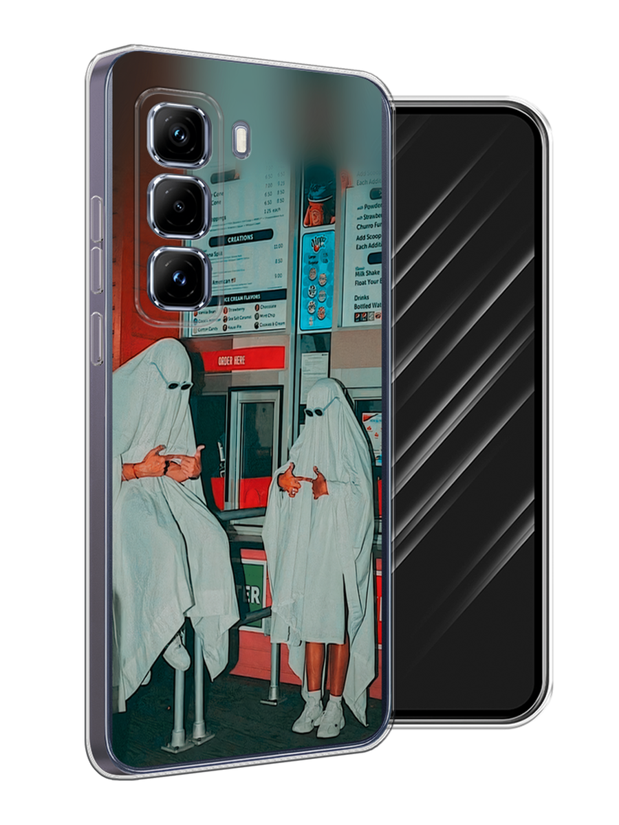 

Чехол Awog на Infinix Hot 50 Pro Plus "Chillin Killin", Красный, 3107050-1