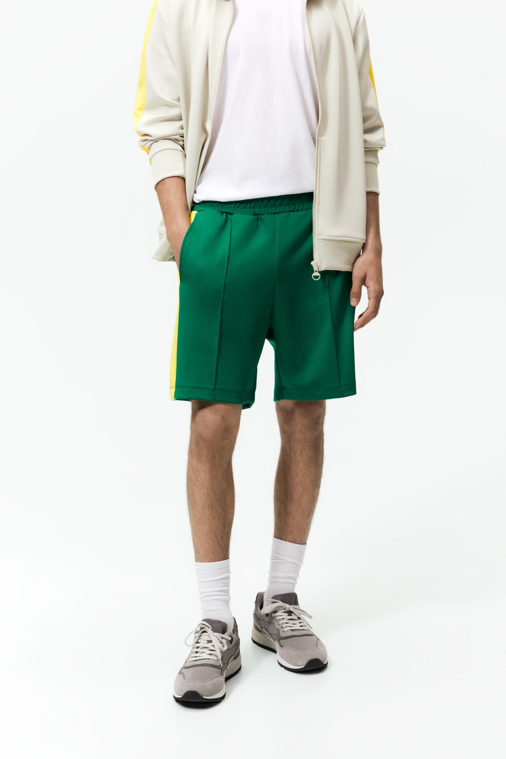 

Шорты мужские ZARA 05372303 зеленые M (доставка из-за рубежа), 05372303
