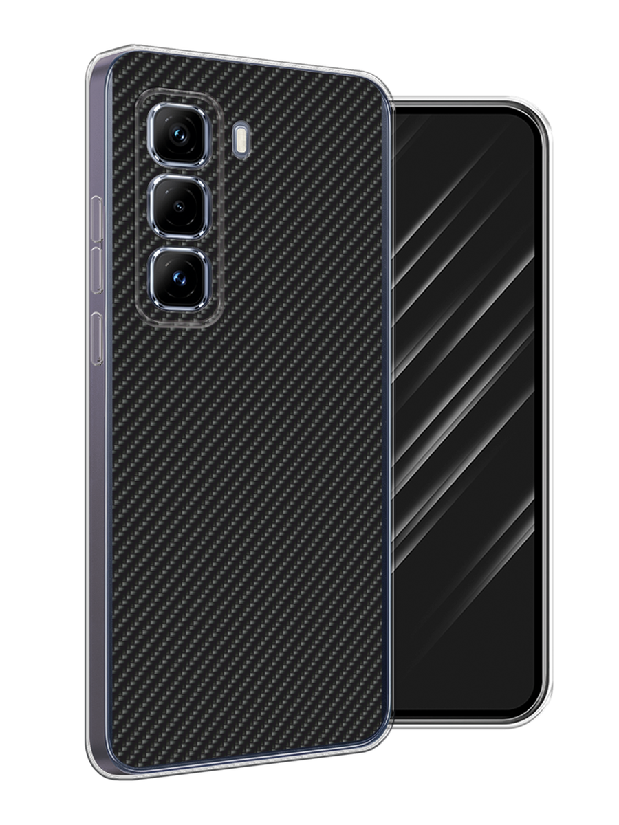 

Чехол Awog на Infinix Hot 50 Pro Plus "Черный карбон", 3107050-1