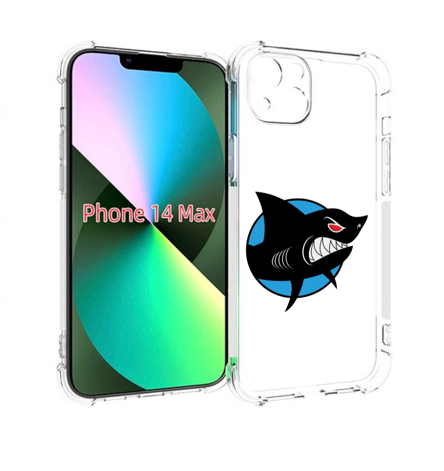 

Чехол MyPads Злая-акула для iPhone 14 Plus (6.7), Прозрачный, Tocco