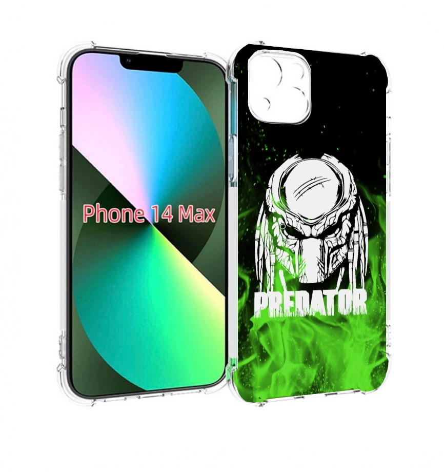 

Чехол MyPads Знак-хищника для iPhone 14 Plus (6.7), Прозрачный, Tocco