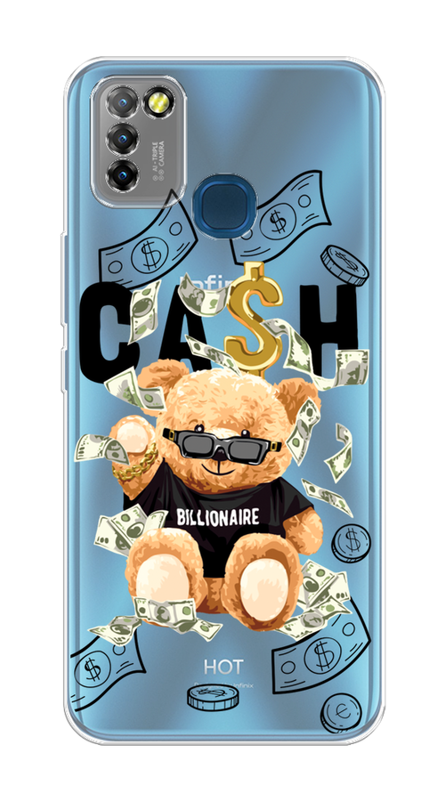 

Чехол на Infinix HOT 10 Lite "Big cash", Черный;серый;бежевый, 3100350-6