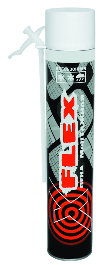 Пена монтажная бытовая Xflex, всесезонная, 750 мл