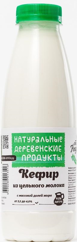

Кефир От Андреича из цельного молока, 3,2-4,0%, 540 мл