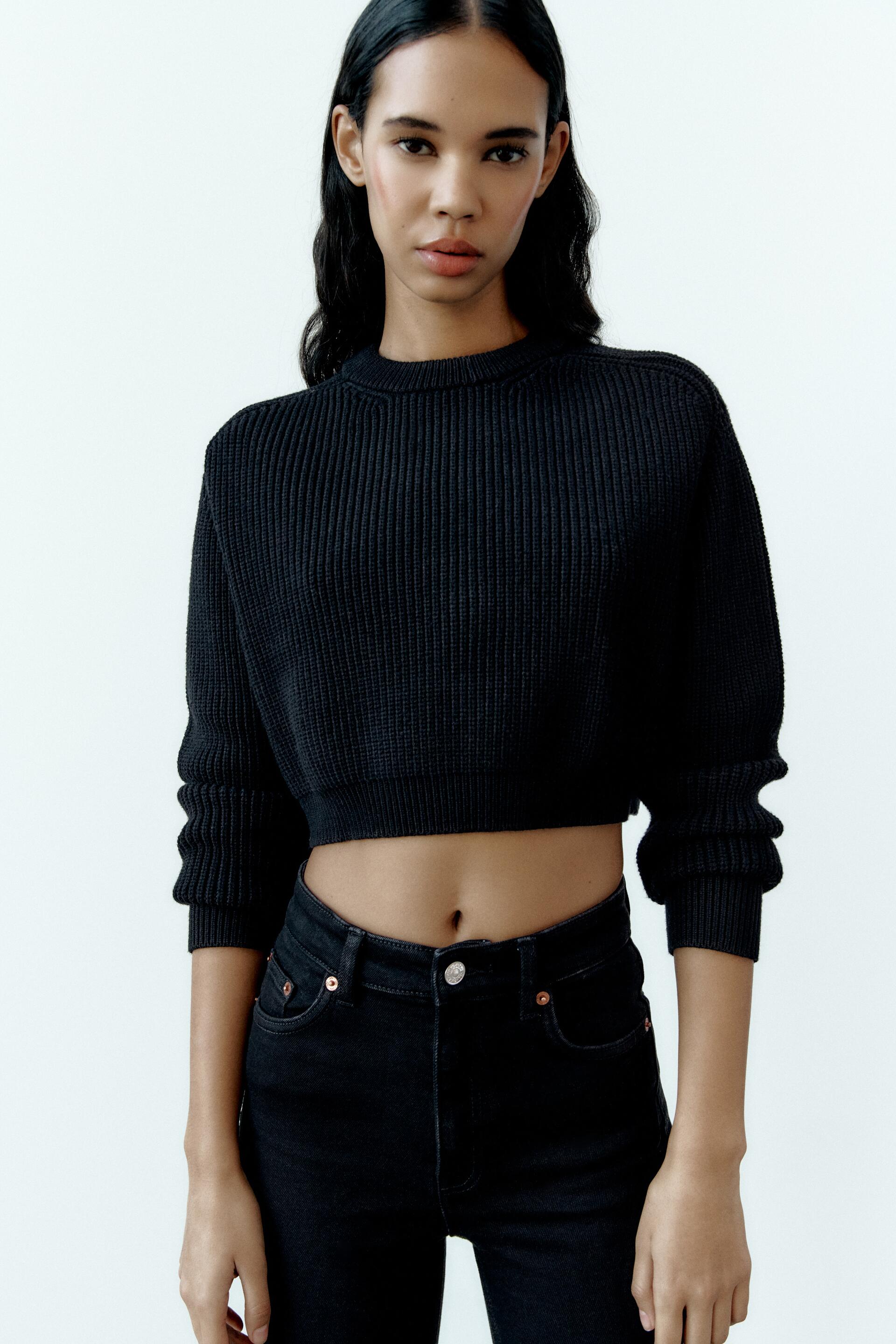 

Джемпер женский ZARA 05536120 черный S (доставка из-за рубежа), 05536120
