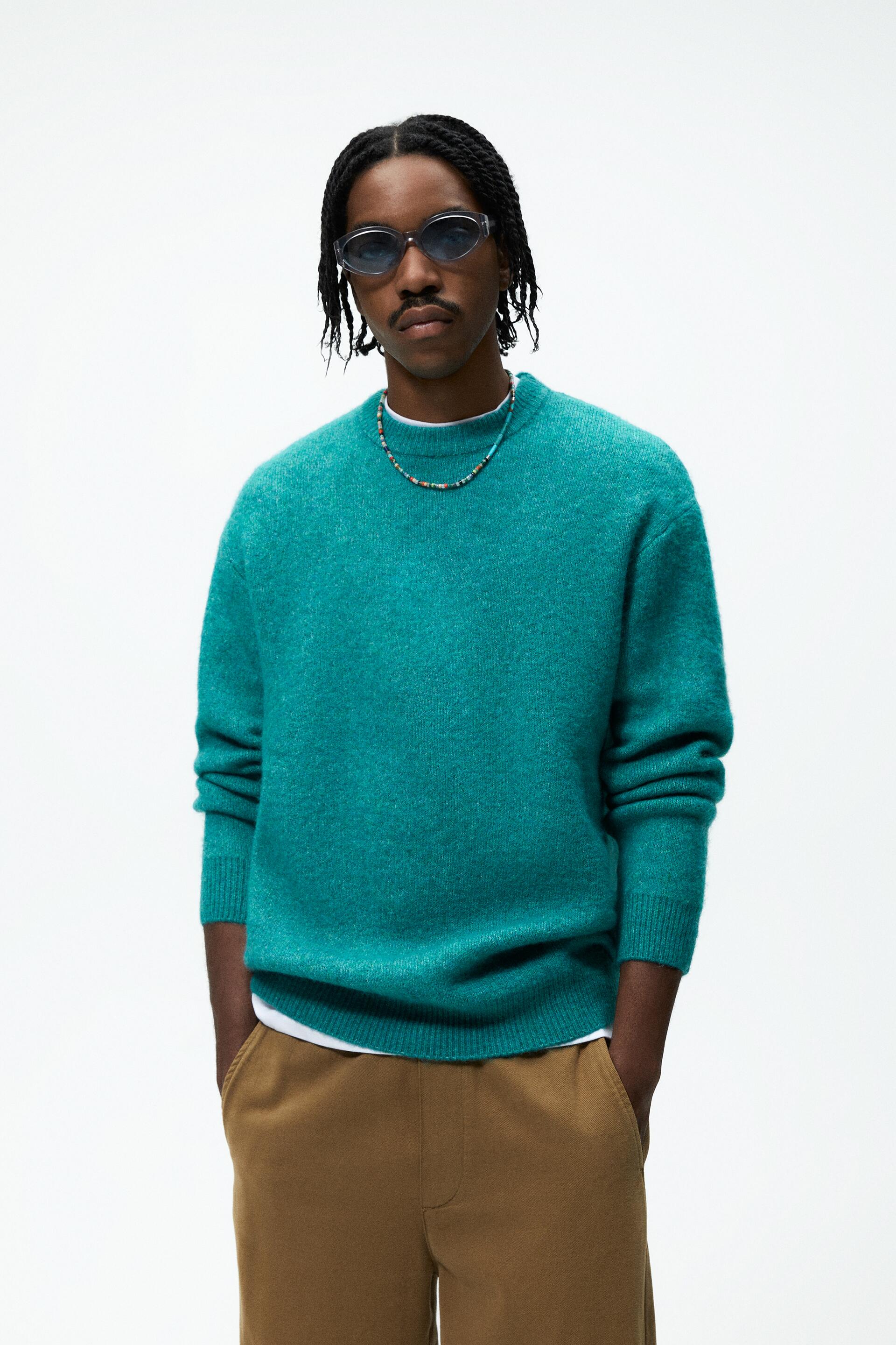 

Джемпер мужской ZARA 05536304 зеленый M (доставка из-за рубежа), 05536304