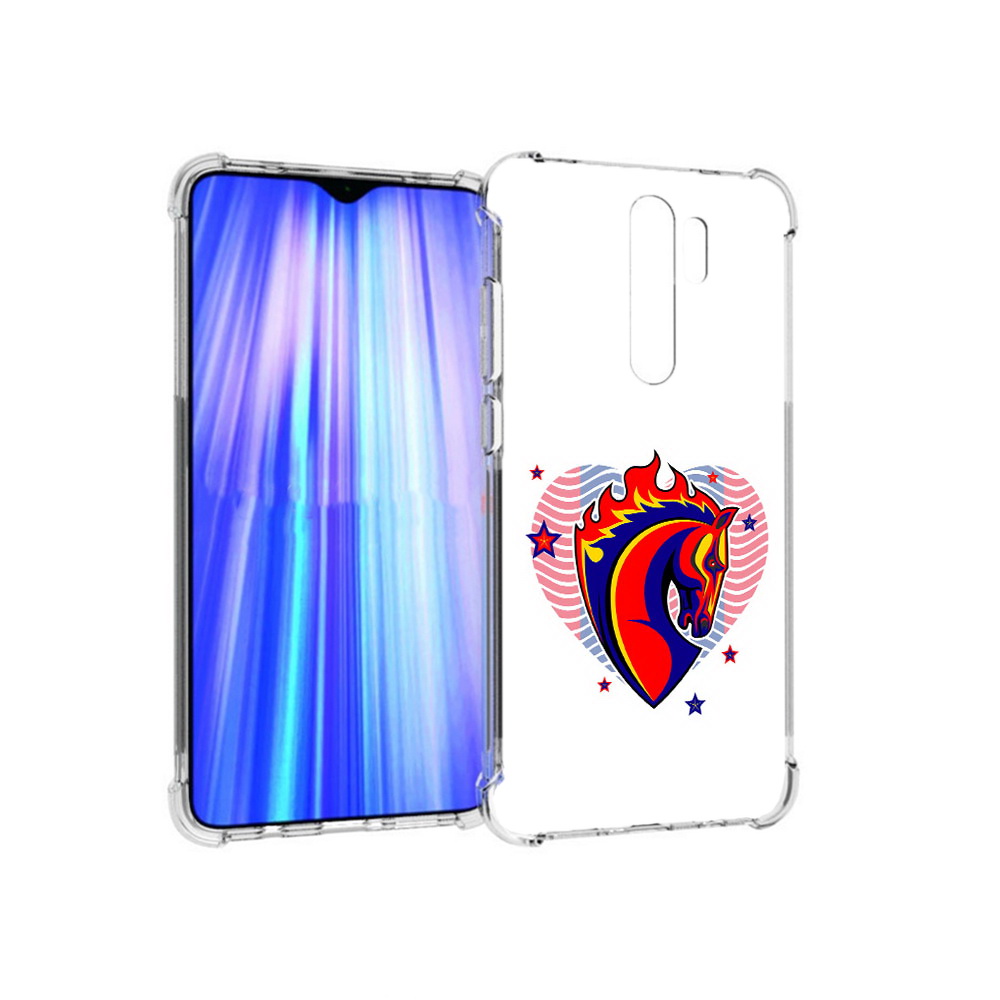 

Чехол MyPads Tocco для Xiaomi Redmi Note 8 Pro ФК ЦСЛ Лошадь (PT135544.276.180), Прозрачный, Tocco