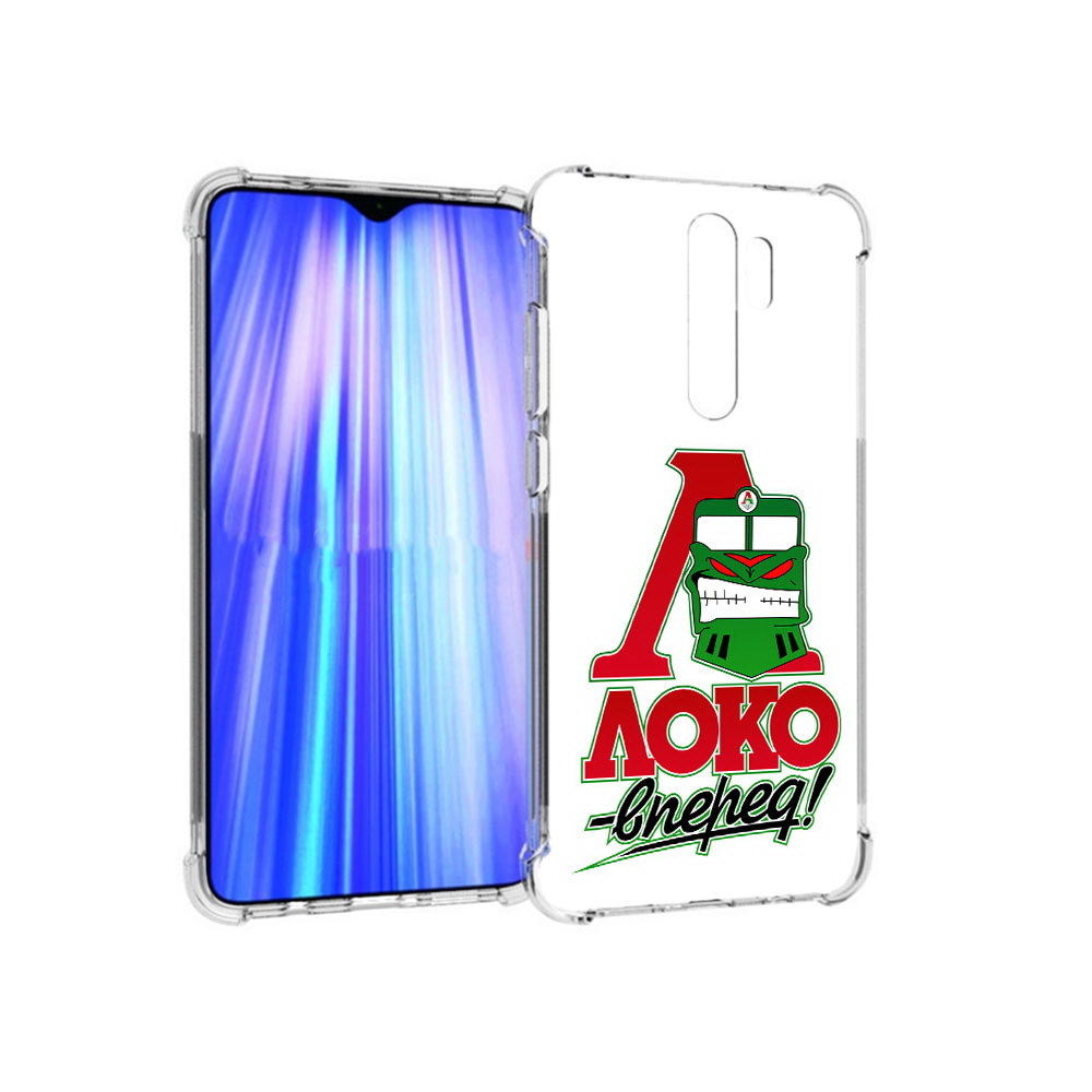 

Чехол MyPads Tocco для Xiaomi Redmi Note 8 Pro ФК локо вперед (PT135544.276.181), Прозрачный, Tocco