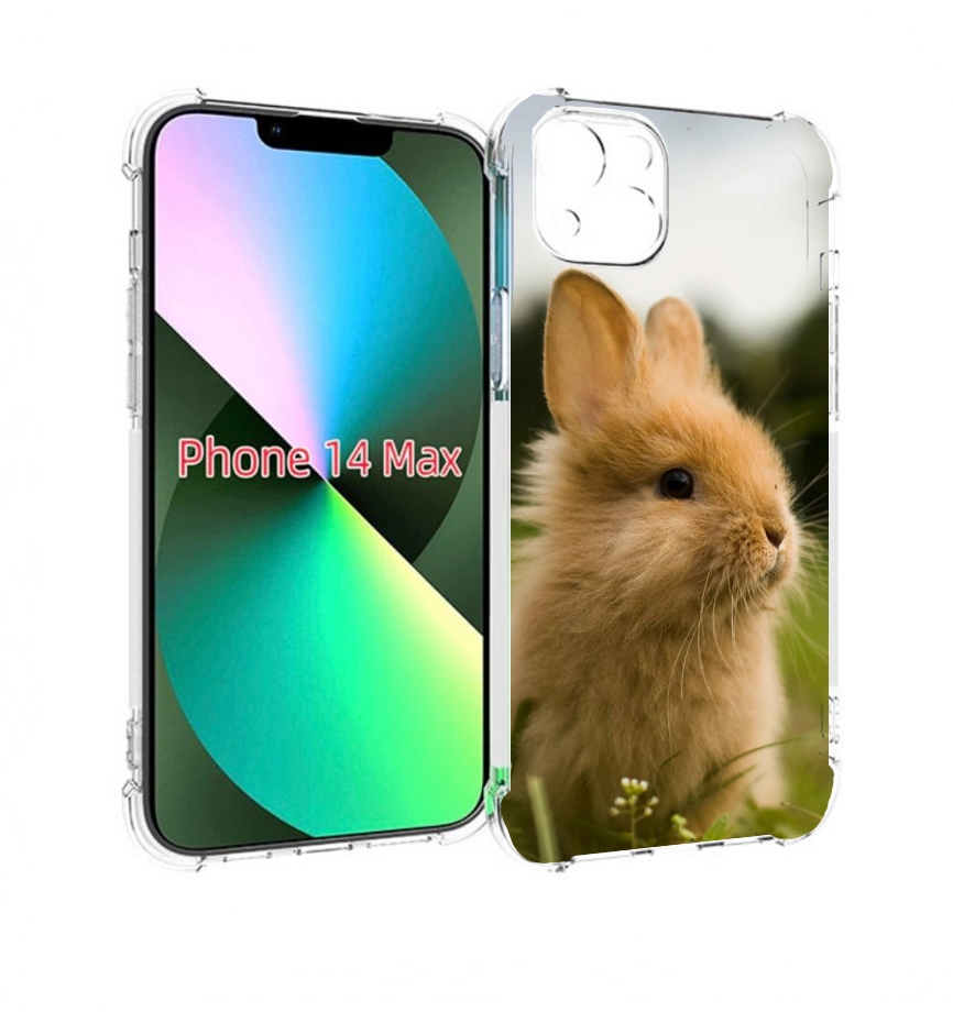 

Чехол MyPads Кролик для iPhone 14 Plus (6.7), Прозрачный, Tocco