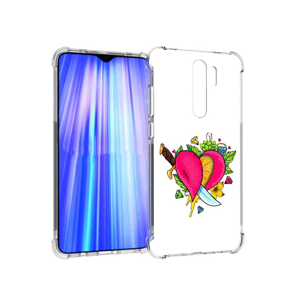 

Чехол MyPads Tocco для Xiaomi Redmi Note 8 Pro Фруктовое сердце (PT135544.276.188), Прозрачный, Tocco