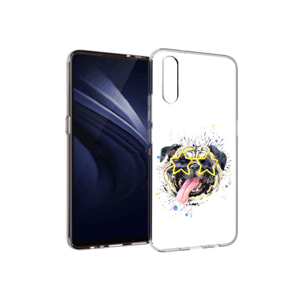 

Чехол MyPads Tocco для Vivo V17 Neo мопс боксер (PT226959.388.482), Прозрачный, Tocco