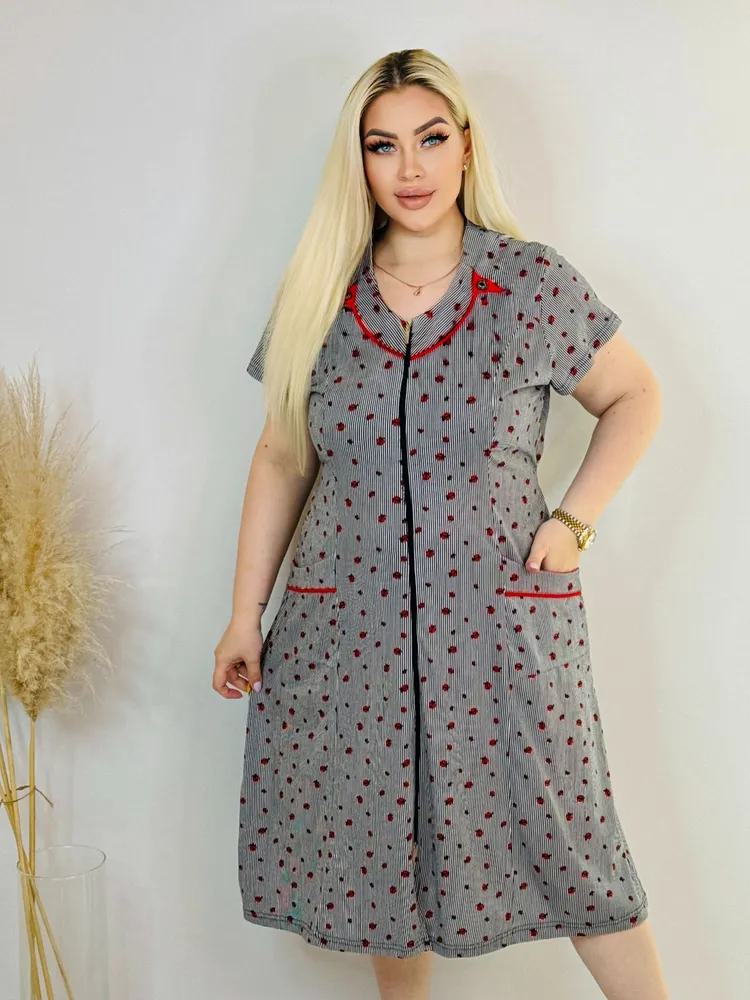 

Халат женский NoBrand Хал/129 разноцветный 54 RU, Хал/129
