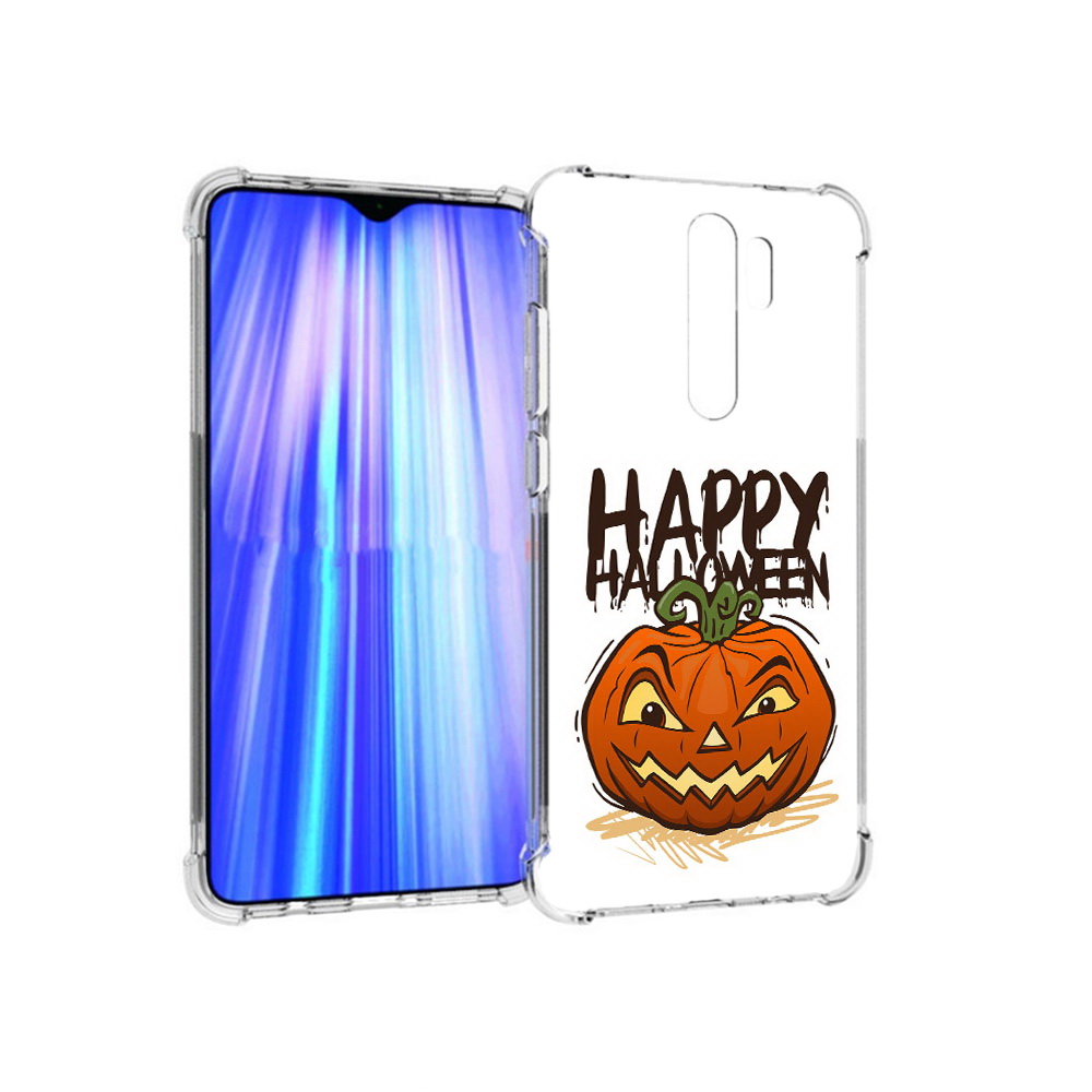 

Чехол MyPads Tocco для Xiaomi Redmi Note 8 Pro Хэллоуин счастливый (PT135544.276.195), Прозрачный, Tocco