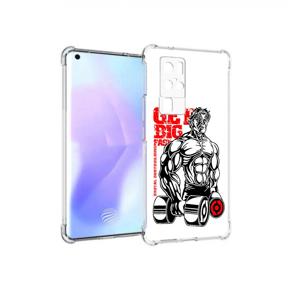 

Чехол MyPads Tocco для Vivo X50 Pro накаченное тело (PT226970.404.495), Прозрачный, Tocco