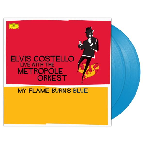 

Elvis Costello ‎/ Live With The Metropole Orkest-My Flame Burns Blue (Coloured Vinyl)(2LP)