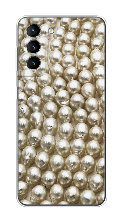 

Чехол на Samsung Galaxy S21 "Жемчуг", Бежевый, 2101850-3