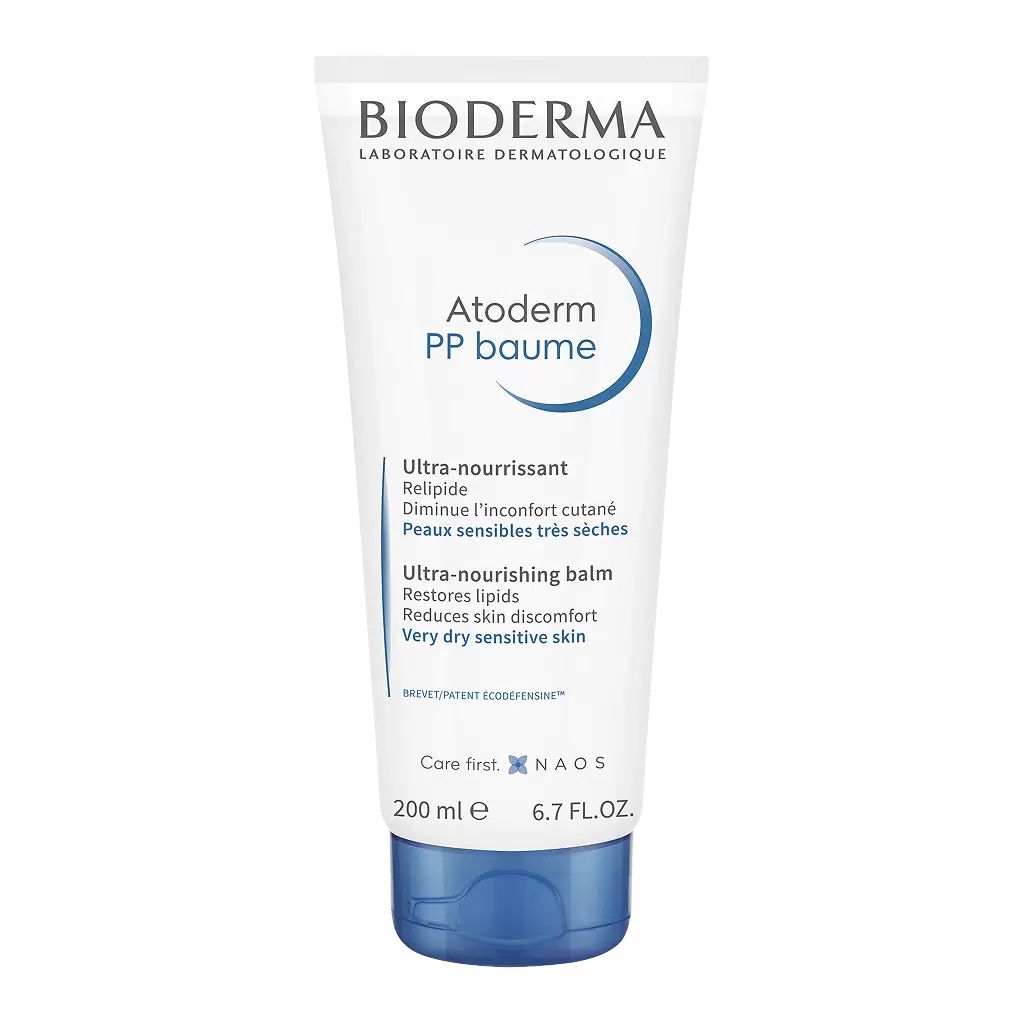 Бальзам для лица Bioderma PP Atoderm для сухой и атопичной кожи 200 мл липобейз бальзам барьер для губ и лица восстанавливающий 15 мл