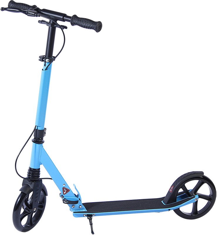 Самокат 2-х колесный (колесо 200мм) до 100кг алюминий ручной тормоз  1шт