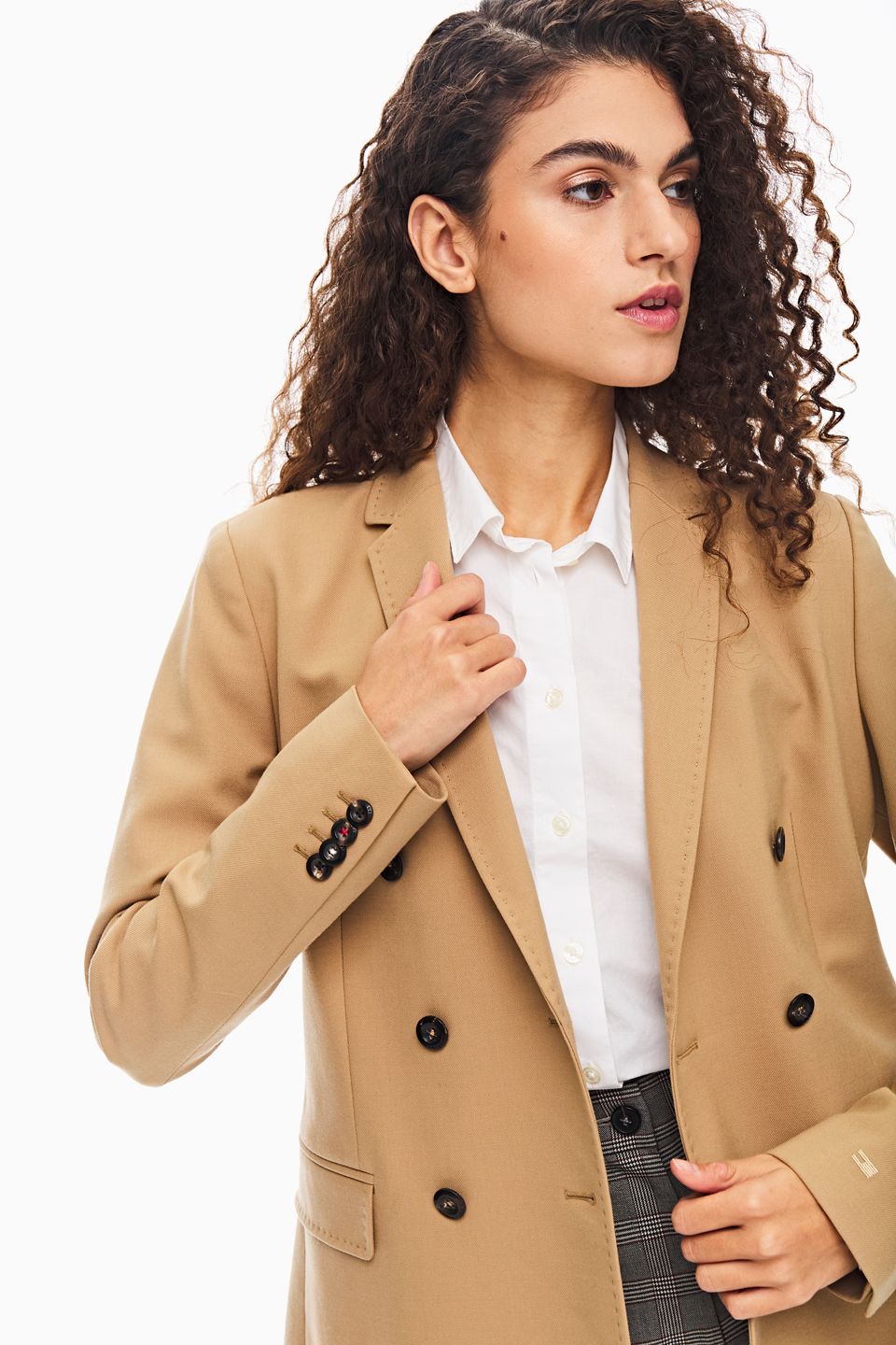 

Пиджак женский Tommy Hilfiger WW0WW28496 0F5 бежевый 32 US, WW0WW28496 0F5