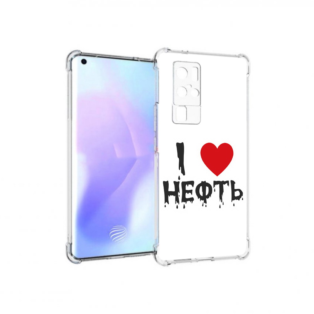 

Чехол MyPads Tocco для Vivo X50 Pro нефть (PT226970.404.522), Прозрачный, Tocco