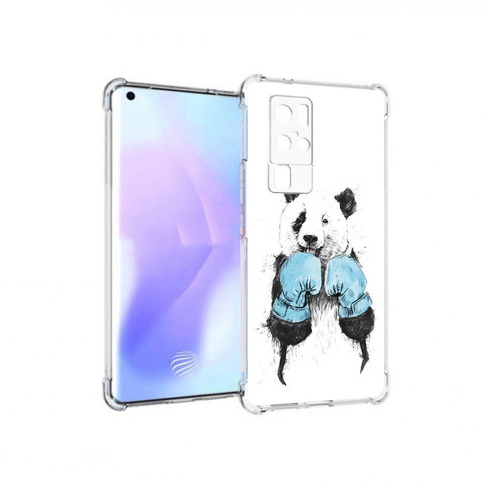 

Чехол MyPads Tocco для Vivo X50 Pro панда боксер (PT226970.404.531), Прозрачный, Tocco