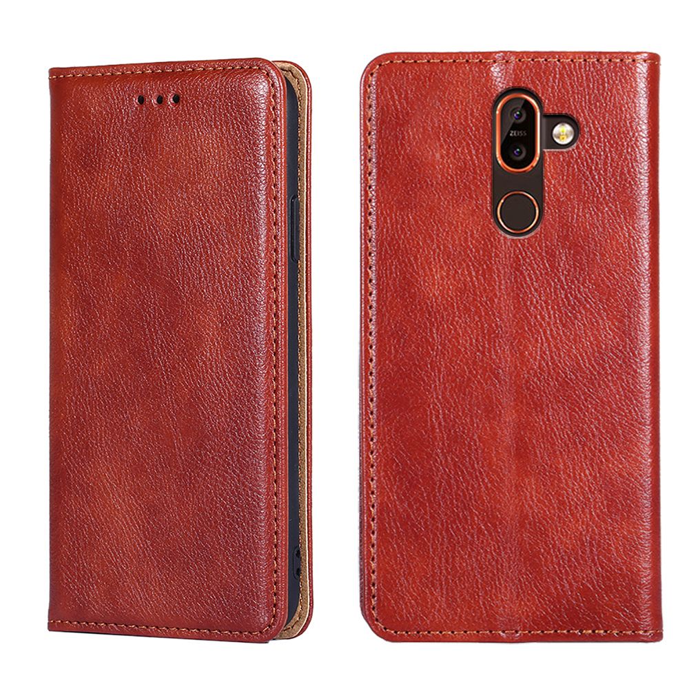 

Чехол MyPads для Nokia 7 Plus коричневый (257128)