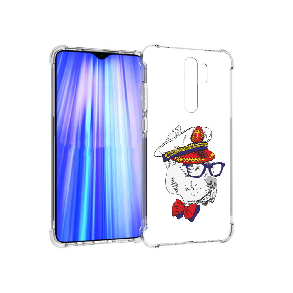 

Чехол MyPads Tocco для Xiaomi Redmi Note 8 Pro бульдог (PT135544.276.251), Прозрачный, Tocco