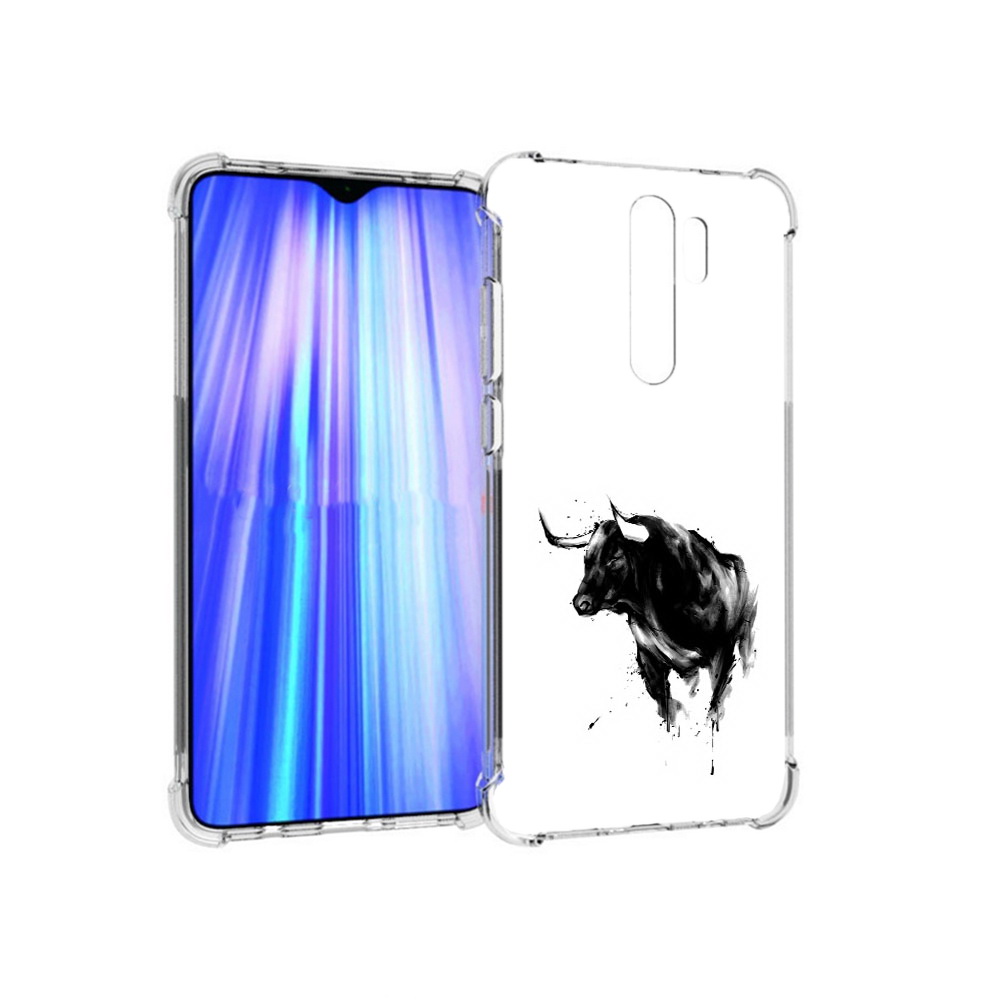

Чехол MyPads Tocco для Xiaomi Redmi Note 8 Pro бык (PT135544.276.254), Прозрачный, Tocco