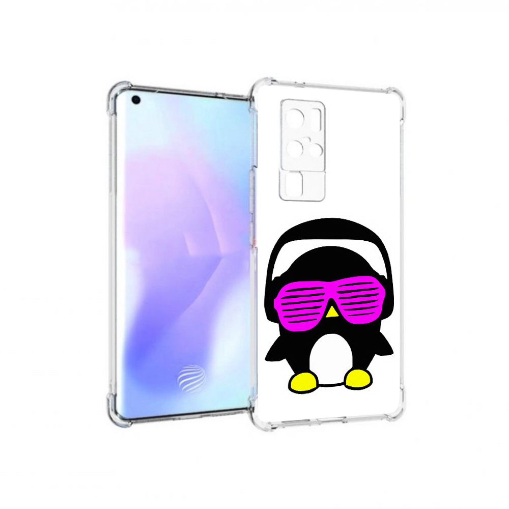 

Чехол MyPads Tocco для Vivo X50 Pro пингвин (PT226970.404.541), Прозрачный, Tocco