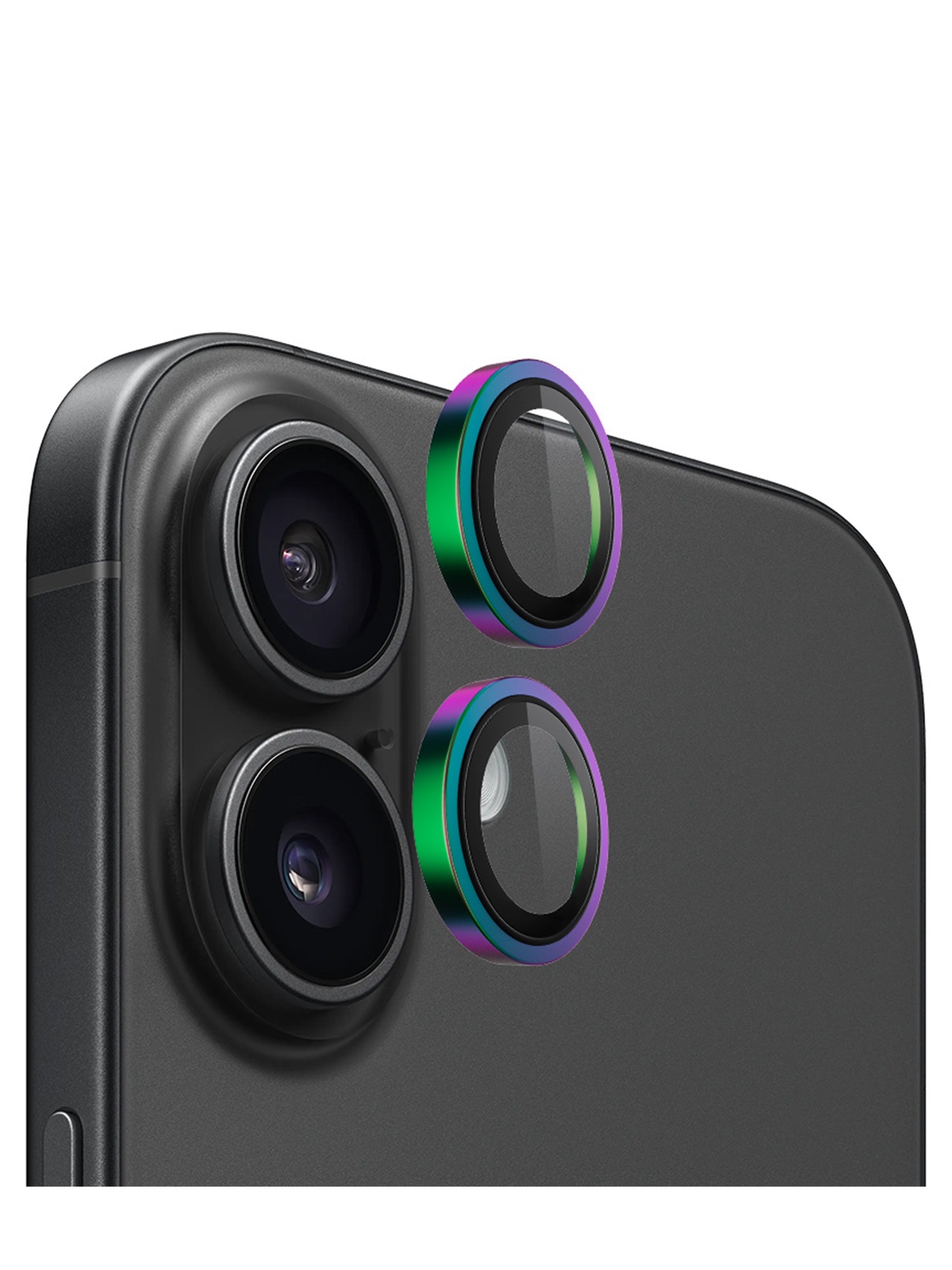 

Защитное стекло BlueO для камеры iPhone 16/16 Plus Camera lens Alumin 2 шт. мультиколор