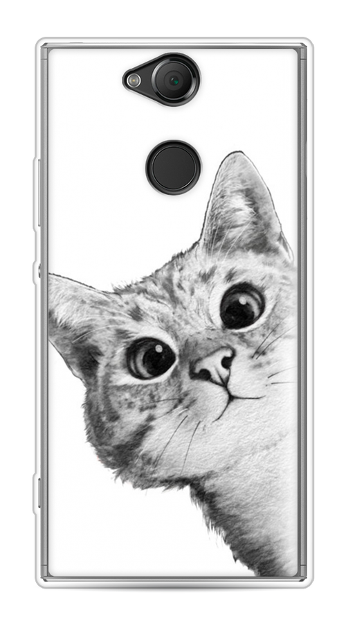 

Чехол Awog на Sony Xperia XA2 "Кот рисунок черно-белый", Разноцветный, 53150-1